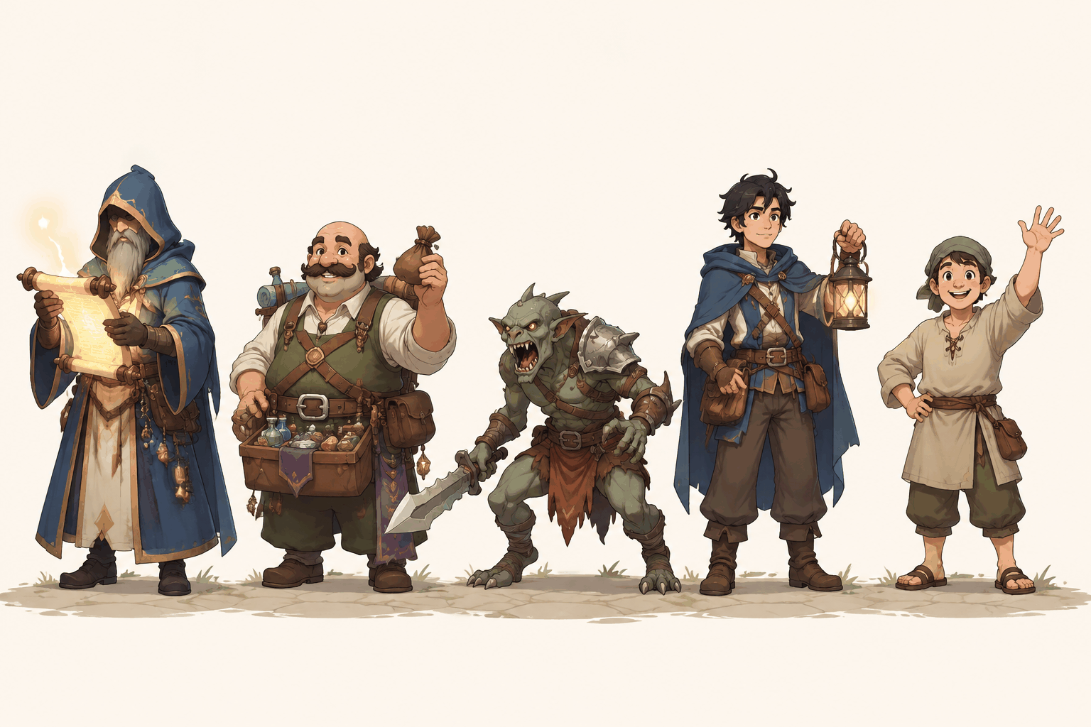 Five common types of NPC characters in games
